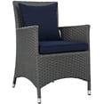 thumbnail image 3 of Modway Sojourn 9 Piece Outdoor Patio Sunbrella® Dining Set in Canvas Navy, 3 of 7