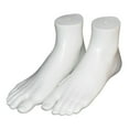 thumbnail image 4 of Un par de maniquíes para adultos Sunnimix pie de maniquí tobillo izquierdo y derecho Blanco, 4 of 8