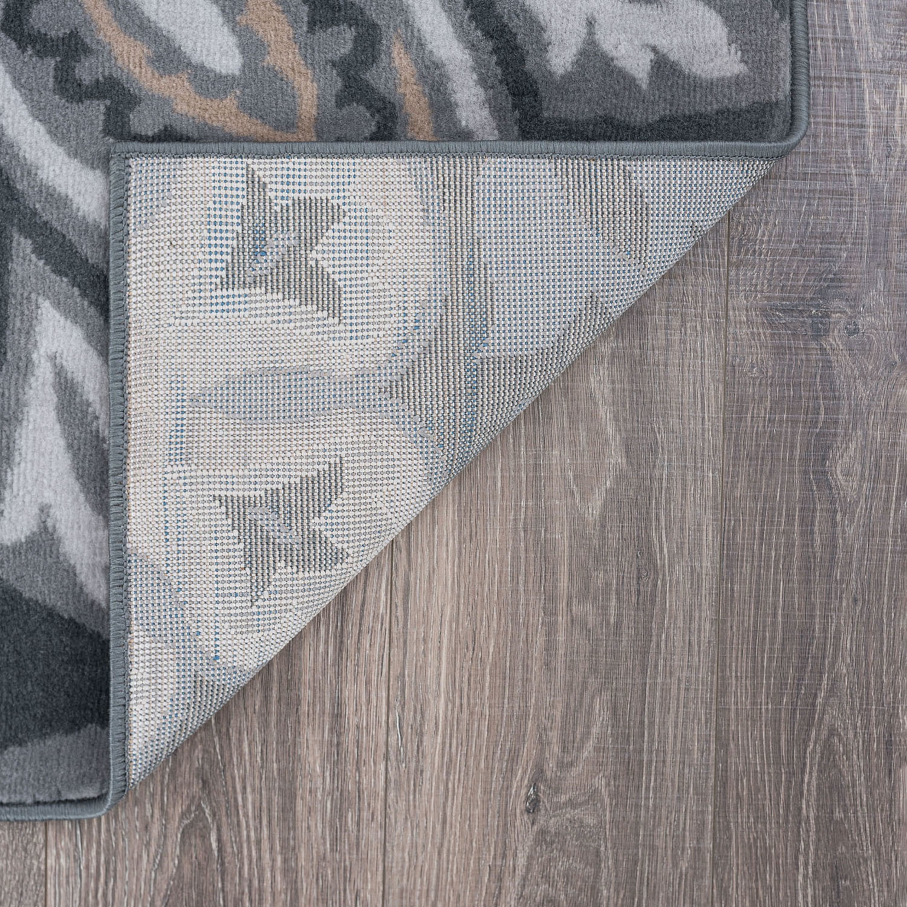 5x7 Transitional Dark Gray Area Rugs for Living Room | Bedroom Rug | Dining Room Rug | Indoor Entry or Entryway Rug | Kitchen Rug | Alfombras para Salas 5' x 7'