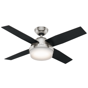 Hunter 44 Dempsey Noble Bronze Ceiling Fan With Light Kit And