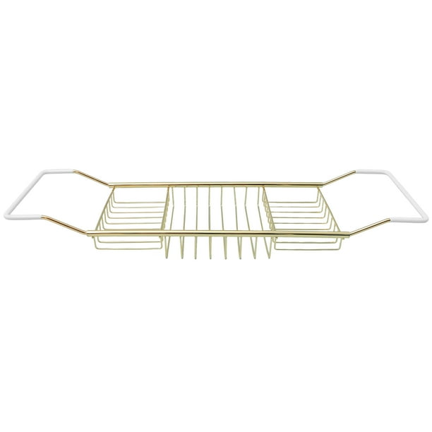 Estante telescópico para lavabo de baño de acero inoxidable, soporte para teléfono y baño en casa.