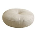 thumbnail image 5 of figatia Meditation Cushion 40x13cm Round Floor Pillow for Living Room Bedroom Prayer beige, 5 of 8