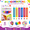 Multicolor, variant on Puffy 3D Art Markers Magics Colour DIY Drawing Pens for Handmade Festival Card Decoration