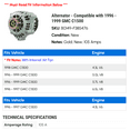 thumbnail image 2 of Alternator - Compatible with 1996 - 1999 GMC C1500 1997 1998, 2 of 2
