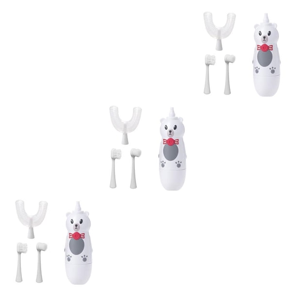 Seitruly Cepillos de eléctricos automáticos para niños pequeños, cepillos de 360 grados, herramientas de limpieza para el cuidado de la boca Type1 NO1