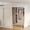 White, variant on Gymax 4-10 ft (H) 28-142'' (W) Adjustable Floor to Ceiling Tension Rod for Apartment Black