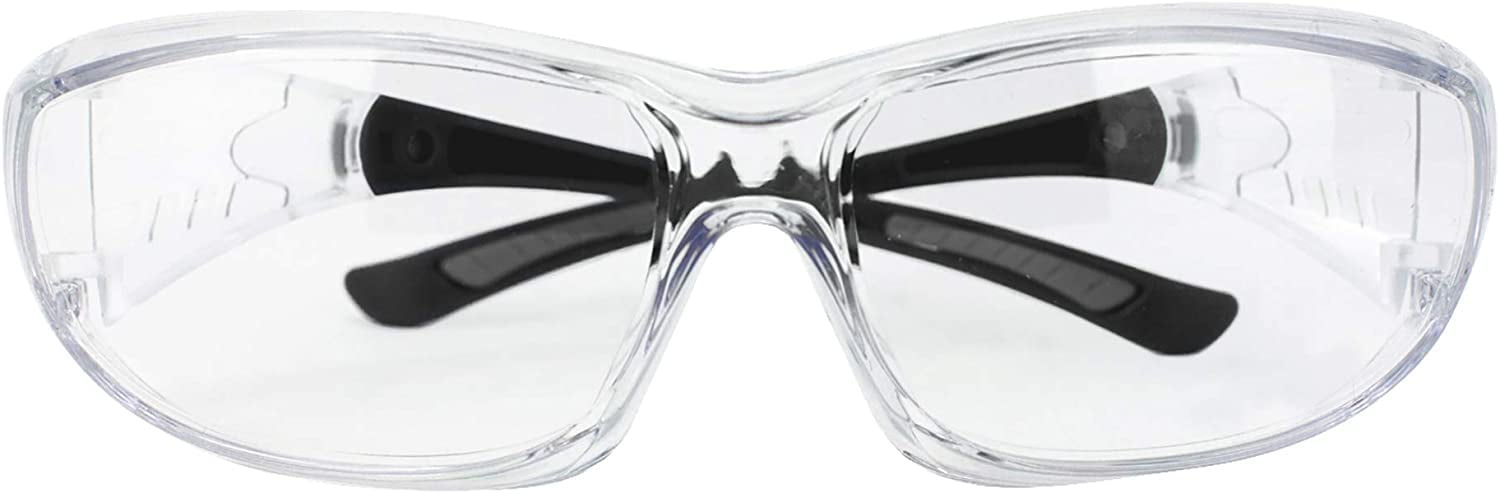 Uvex Mercury Safety Glasses with Smoke Anti-Fog Lens Black Frame 