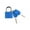 Blue, variant on zttd suitcase lock mini padlock with key small lock school bag backpack luggage padlock school gyms outdoor backpack lock