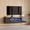 Black- 59", variant on Hironpal 63" Floating TV Stand for TVs up to 70",Entertainment Center Media TV Console Shelf with Storage, Black