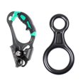 thumbnail image 1 of Equipo de rappel de escalada en roca a la izquierda + dispositivo de seguridad de 8 anillos, 1 of 8