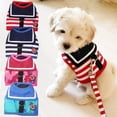 thumbnail image 2 of Pet Dog Clothes Soft Breathable Navy Style Leash Set for Small Medium Dogs Chihuahua Puppy Collar Cat Pet Dog Chest Strap Leash ShopWise Round, 2 of 10