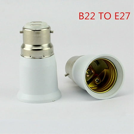 

Bulb Holder B22 to E27 Adapter Converter Edison Screw to Bayonet Cap B22 Light Socket to E26 Light Bulb Base Socket Fits LED/CFL Light Bulbs Heat-resistant Anti-burning No Fire Hazard
