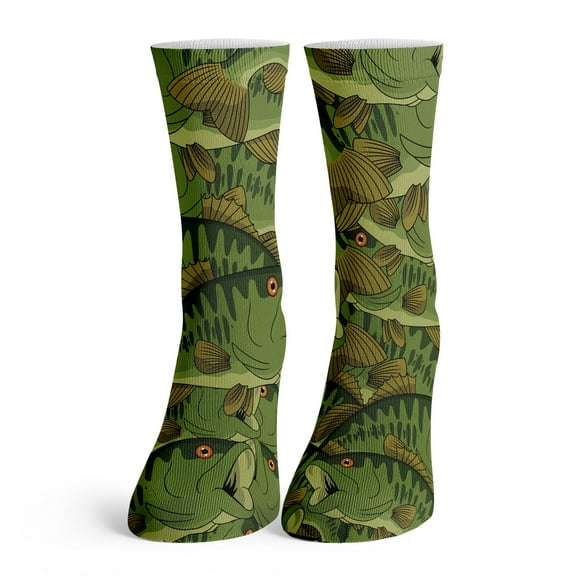 Function - Kids Cute Bass Fish Fashion Socks - Fits Little and Bigger Kids Size 11-4