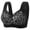 Black-04, variant on SPZTSX Plus Size Front Closure Lace Bras for Older Women Comfort Support Everyday Bras with Wide Straps