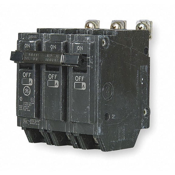 Ge Circuit Breaker,90A,Bolt On,120/240V,3P