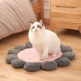 thumbnail image 4 of Cama para perros y gatos con diseño de flores en color rosa pastel, suave y acogedora, con lavadora y secadora, 4 of 4