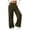 Army Green, variant on Maplenight Wide Leg Sweatpants for Women Drawstring Elastic Waist Palazzo Pants Side Pockets Lightweight Travel Casual Trousers