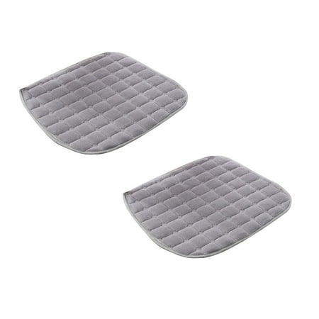 

2PC Super Soft And Comfortable Plush Chair Cushion With Fixed Rope Non Slip Winter Warm Seat Cushion Comfortable Dining Chair Cushion Suitable For Home Office Patio Dormitory Library