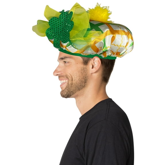 St. Patrick's Mummers Philly Style Irish Parade Hat, Men & Women, Green, Adult One Size, 196