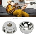 thumbnail image 4 of 2 Pcs Guitar Jack Output Plate, Oval Guitar Input Jack Output with Mounting Screws, Electric Guitar Jack Cover Metal Plate Set for Guitar Bass Accessories Repair (Silver), 4 of 9
