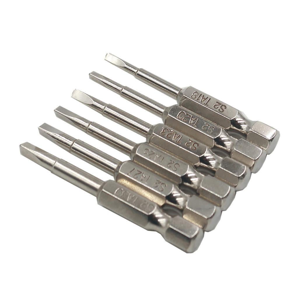 す☺︎ Tiyuyo 6PCS Magnetic Triangle Screwdriver Bits S2 Steel 1/4