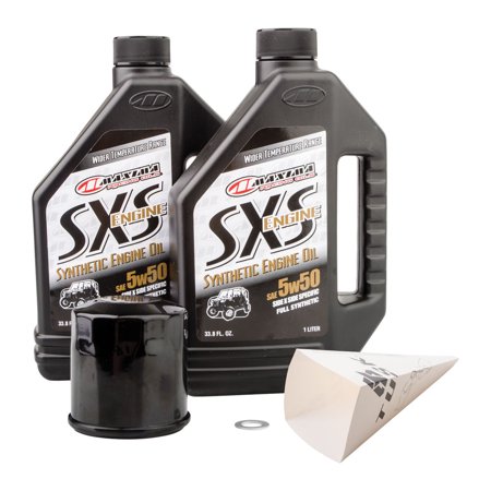 Tusk 4-Stroke Oil Change Kit for Maxima SXS Synthetic 5W-50 For POLARIS Sportsman XP 1000 Hunt Edition 2022
