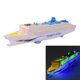 thumbnail image 3 of Mini barco de juguete para niños, modelo de barco musical con sonido intermitente, cruceros eléctricos, juguetes de modelo de barco, 3 of 5