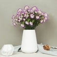 thumbnail image 5 of Artificial Morning Glory Flowers, Spring Faux Petunia Bouquet Colorful Decorative Greenery Fake Flower Arrangement for Home Garden Decor, 5 of 6