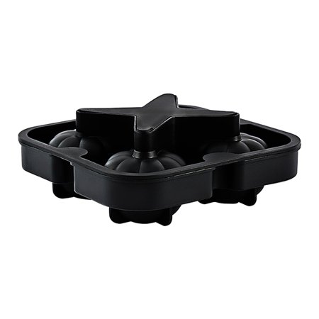 

Jooan s Kitchen Ice Mold Silicone Non-Stick Ball Maker DIY Ice Mould Tray Home Kitchen Beverage Making Supplies Black