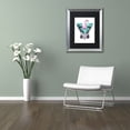 thumbnail image 4 of Trademark Fine Art 'Miami Flamingo' Canvas Art by Robert Farkas, Black Matte, Silver Frame, 4 of 4