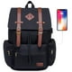 thumbnail image 1 of Mochila Modoker Vintage Canvas para Hombre y Mujer Negra 35L, 1 of 6