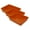 Orange, variant on Romanoff Products Romanoff Stowaway Plastic 3" Letter Tray (No Lid) Orange Pack of 3 (ROM15109-3)