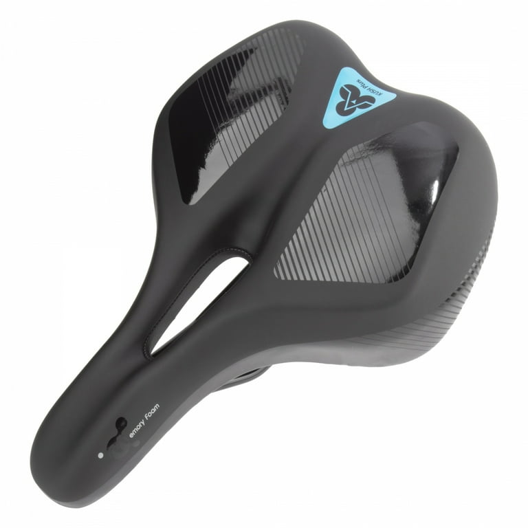 Cloud 9 Saddle Kush Plus Airflow Wide Memory Foam Black Walmart