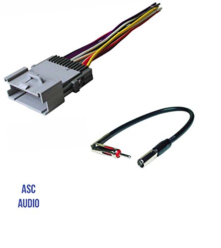 ASC Car Stereo Wire Harness and Antenna 