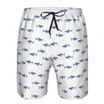 thumbnail image 4 of Naloa Party Shark Cute Men's Beach Shorts, Surfing shorts, Swim trunks, Quick Dry Swim Trunks for Surfing Beach Fun - 3X-Large, 4 of 9