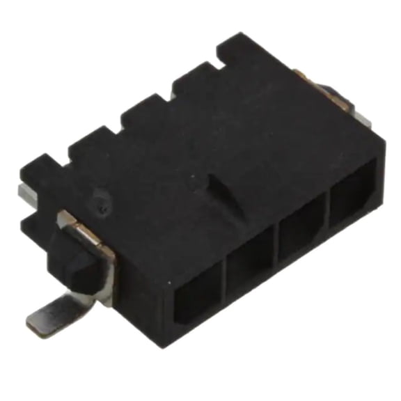 Pack of 16 2-1445091-4 Connector Header Surface Mount, Right Angle 4 position 0.118 (3.00mm), Cut Tape, RoHS