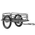 thumbnail image 3 of Folding Bike Trailer - 275lb Capacity Wagon Cart, Universal Coupler, 20" Wheels, 3 of 11