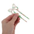 thumbnail image 5 of Unique Bargains 1 Pc Hair Stick Fork Pins Butterfly Hair Hairpin for Women Green Pink, 5 of 5