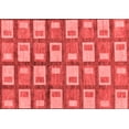 thumbnail image 1 of Ahgly Company Indoor Rectangle Abstract Red Modern Area Rugs, 2' x 4', 1 of 4