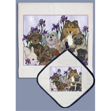 

Dog Dish Towel And Pot Holder Set