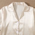 thumbnail image 6 of Wensltd Pajama Set Short Sleeve for Women Summer Loose Fit Breathable Button Down Sleepwear Multiple Colors, 6 of 8
