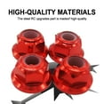 thumbnail image 4 of ZheElen Tyre Nut For SLASH Aluminum Alloy On-Road Vehicles Rust-proof And Durable 4pcs RC Car Accessories Replacement Parts Red, 4 of 6