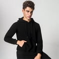 thumbnail image 4 of YOTEE-Sudadera con capucha gruesa para hombre y mujer, nueva prenda de invierno con bordado personalizado, de algodón de color sólido, informal, a la moda, 4 of 5