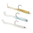 thumbnail image 1 of Almencla 3pcs Soft Plastic ing Lure, Life-like EEL Swimbait, Artificial Bait Length 5.5cm, 1 of 8