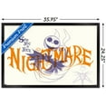 thumbnail image 3 of Disney Tim Burton's The Nightmare Before Christmas - See You In Your Nightmare Wall Poster, 22.375" x 34", Framed, 3 of 3