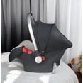 thumbnail image 3 of Asiento Portabebe Little monkey Tipo Moises Ergonomico Auto Gris, 3 of 3