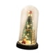 thumbnail image 5 of Mini árbol de Navidad decorativo con cubierta de cristal, adorno de mesa ligero, 11 x 22 cm, portátil Estilo A, 5 of 9