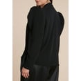 thumbnail image 2 of ELOQUII Women's Plus Size Drape Front Blouse, 2 of 3