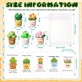 thumbnail image 3 of 50 Pcs Plant Theme Employee Appreciation Gift Set with Resin Plant Desk Decor, Motivational Pun Cards and Organza Bags, Coworker Thank You Gifts Bulk for Office Team Appreciation Party Favors, 3 of 7