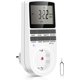 thumbnail image 1 of Temporizador Digital 16a/3680w Toma Eléctrica 16 Programas Configurables Aleatorio Antirrobo 24h/7d Ahorro Energía (hy), 1 of 5